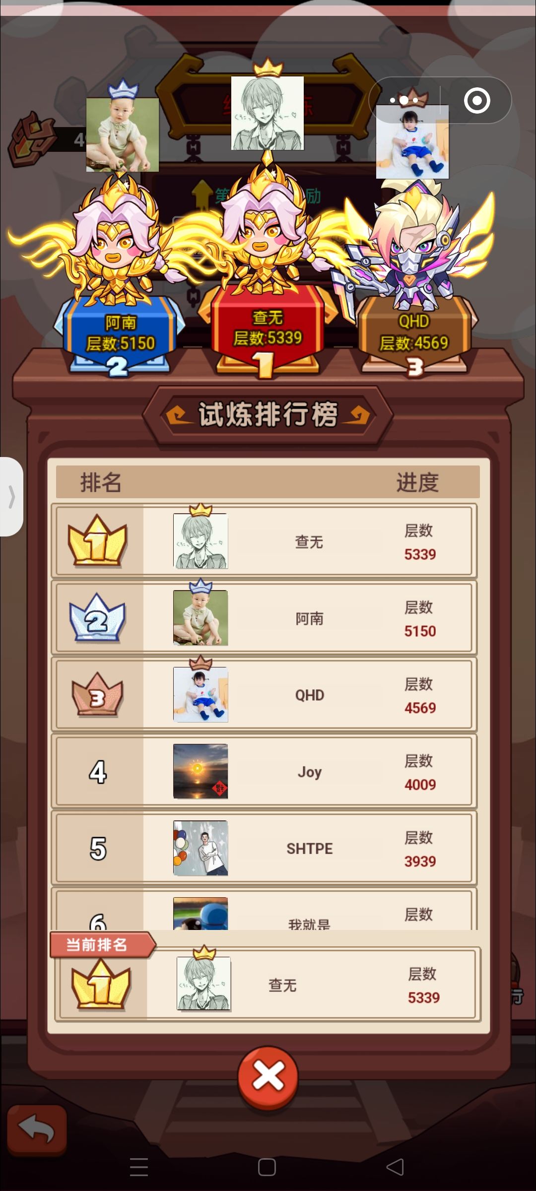 推关24000关，爬塔5300，推不动了 2