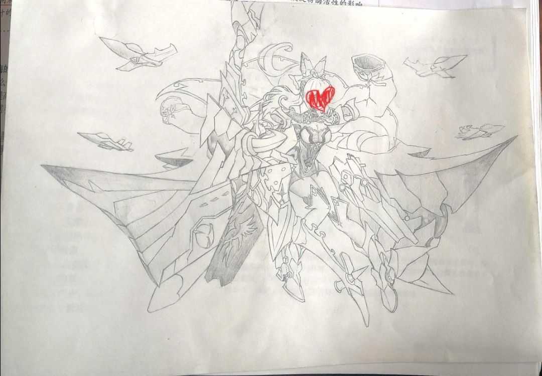 大家好!今天分享一下零战战姬临摹的画作。 1