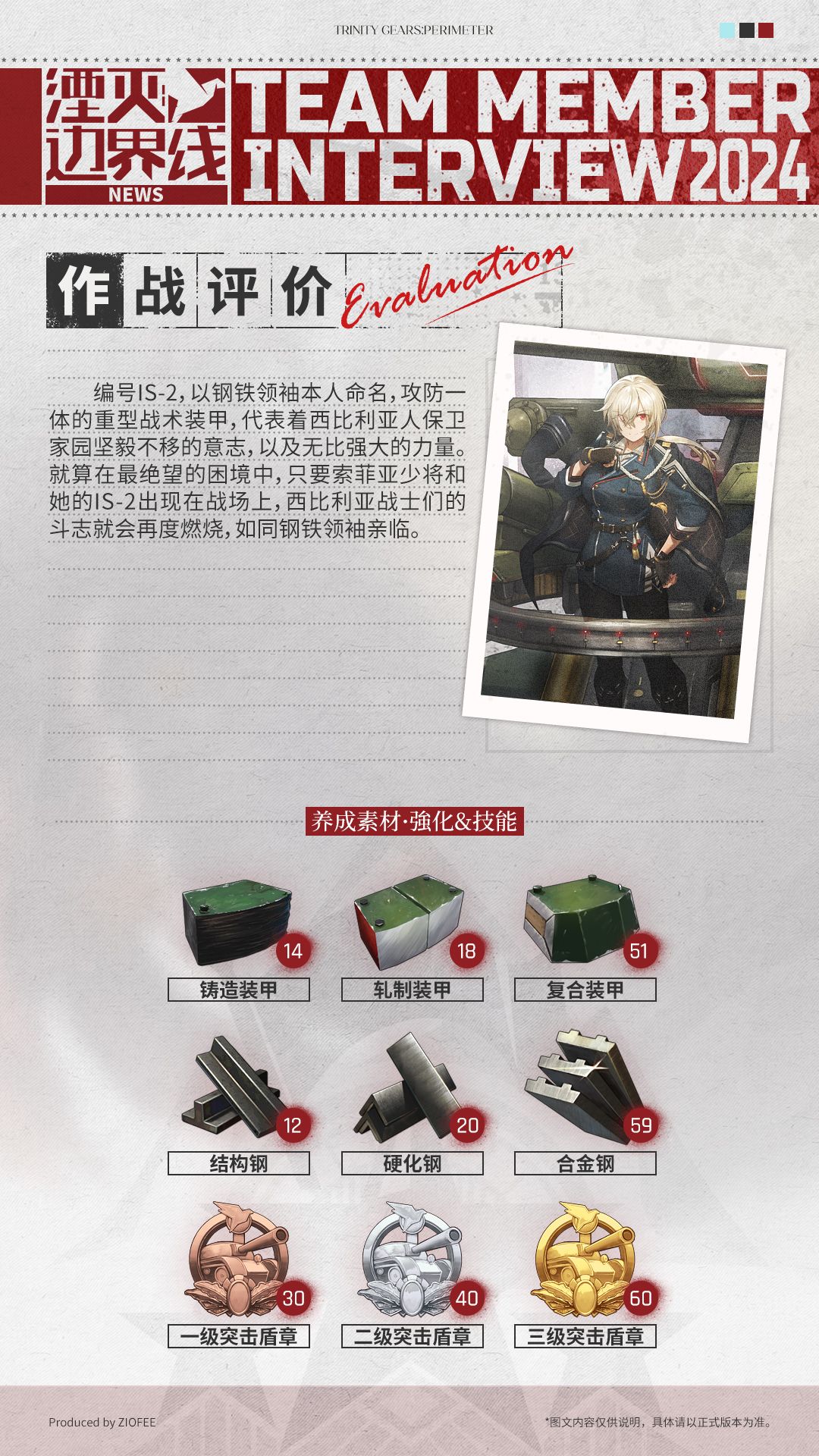 队员介绍丨行动代号:IS-2 3