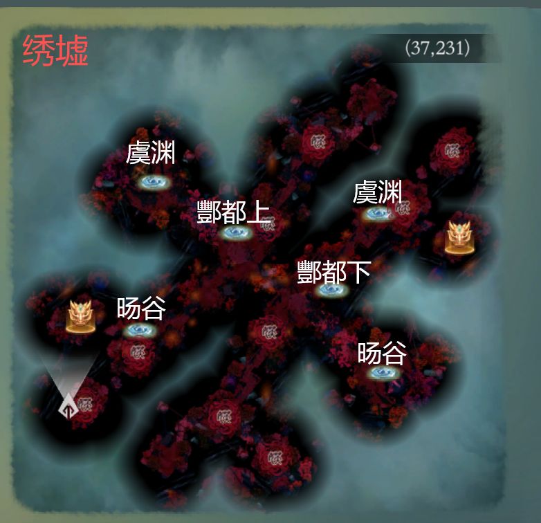 洪荒古域地图整理截图