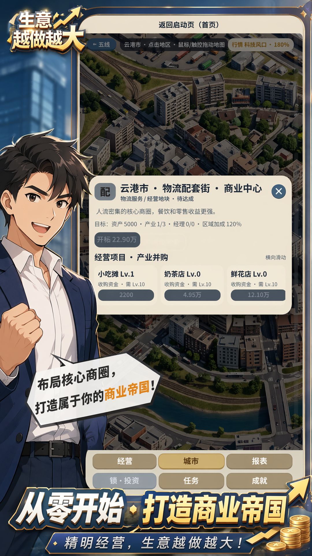 【游戏上新】自荐《生意越做越大》! 2
