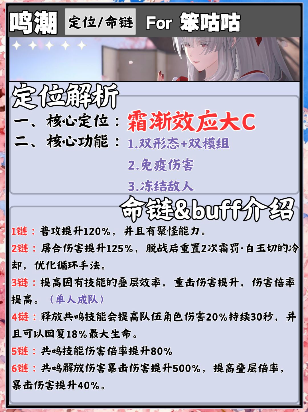 鸣潮|3.3版本“绯雪”角色攻略 2