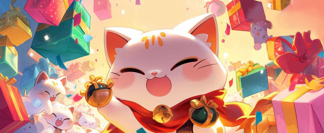 糖果拼乐时,新年好运至 1