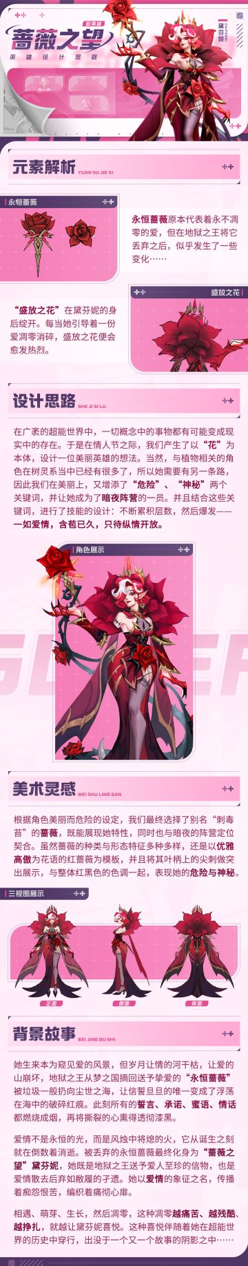 【蔷薇之望】英雄背景&设计思路 | 超能开发者说Vol.52