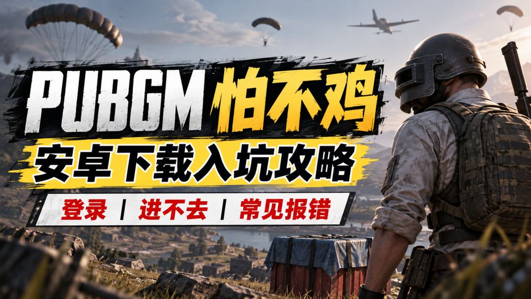 亲测有效!pubgm怕不鸡下载/登录/解决报错教程分享! 1