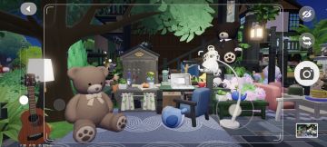 花草爱好者的室外活动区