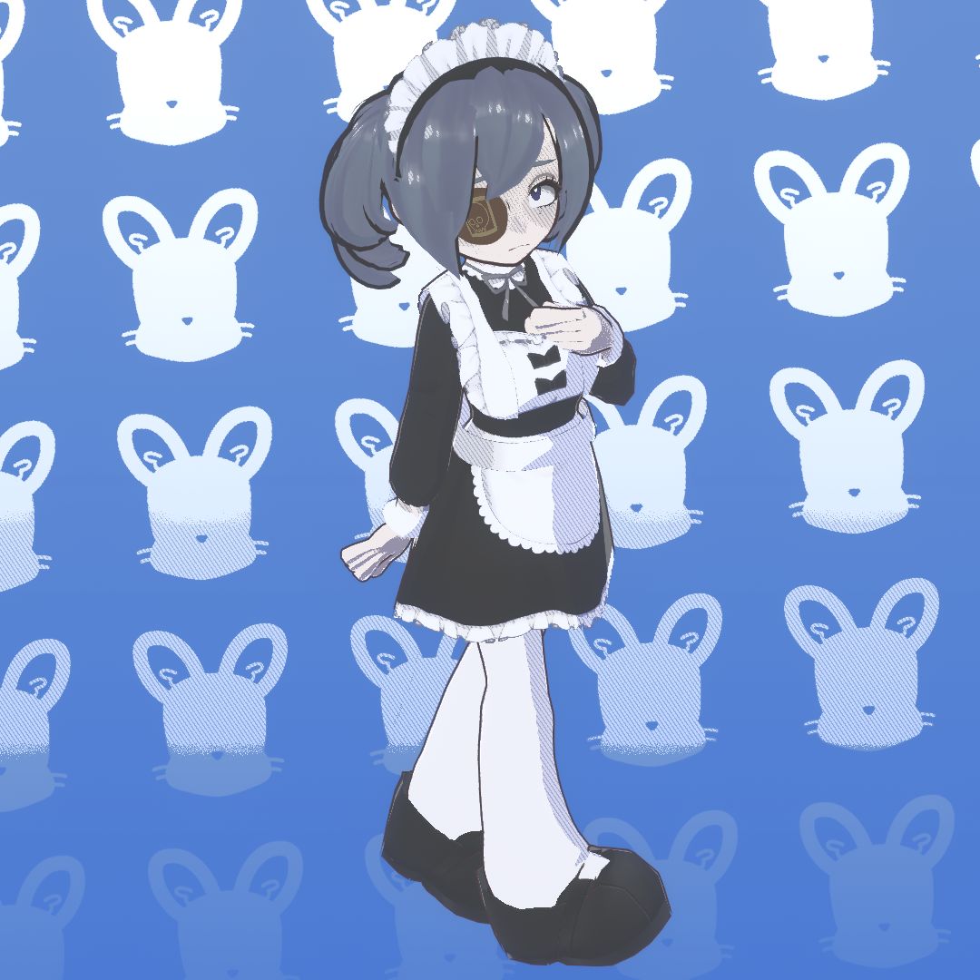 【同人二创】试着做了女仆酱的vrm 2