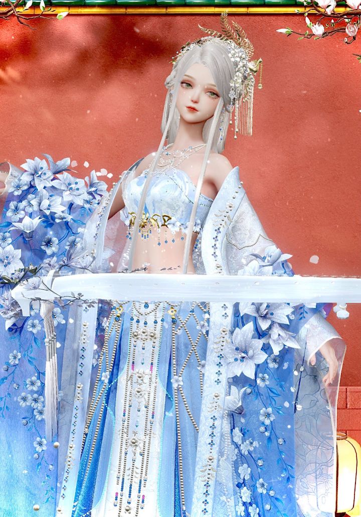还是不太会调数据呀,不过真的好看#玩转以闪仙侠风穿搭#以闪亮之名仙侠穿搭截图