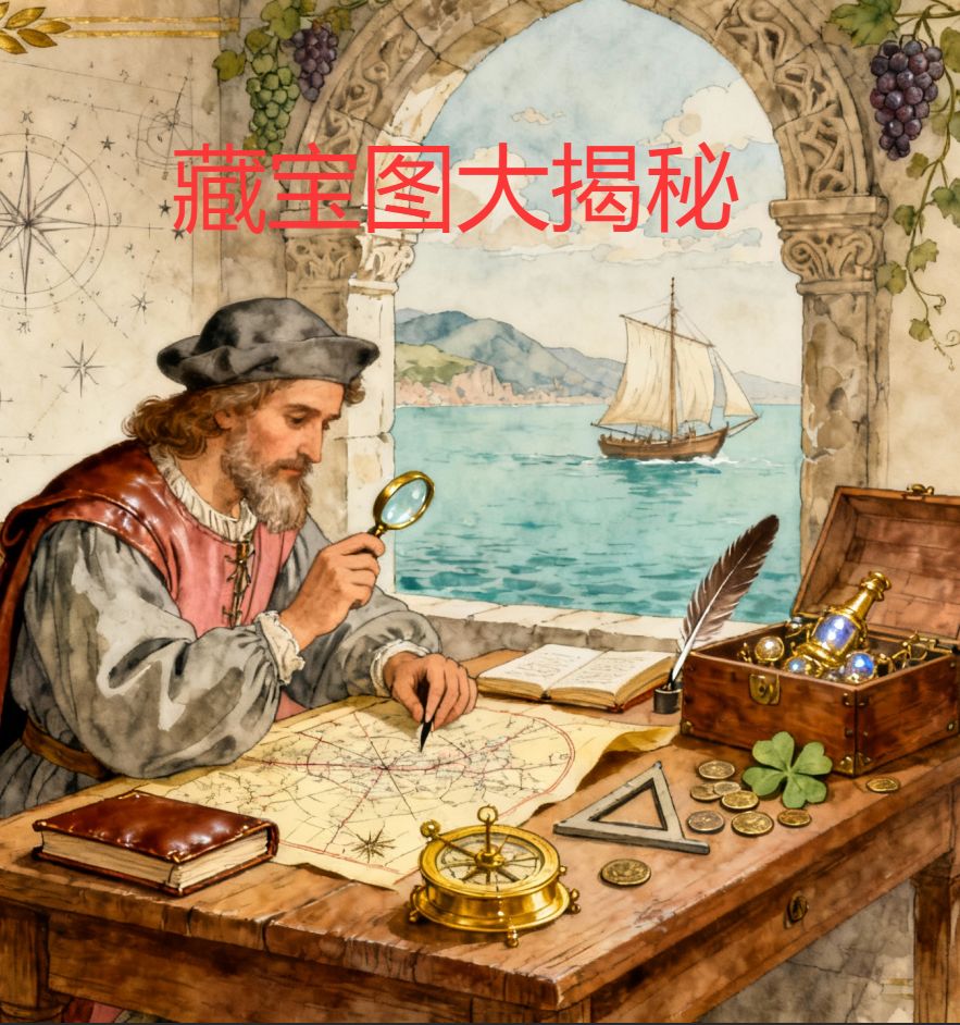 快来跟猫猫一起发现藏宝图最新秘密截图