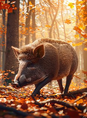 【猎物图鉴】（第六期）乔木林-欧亚野猪