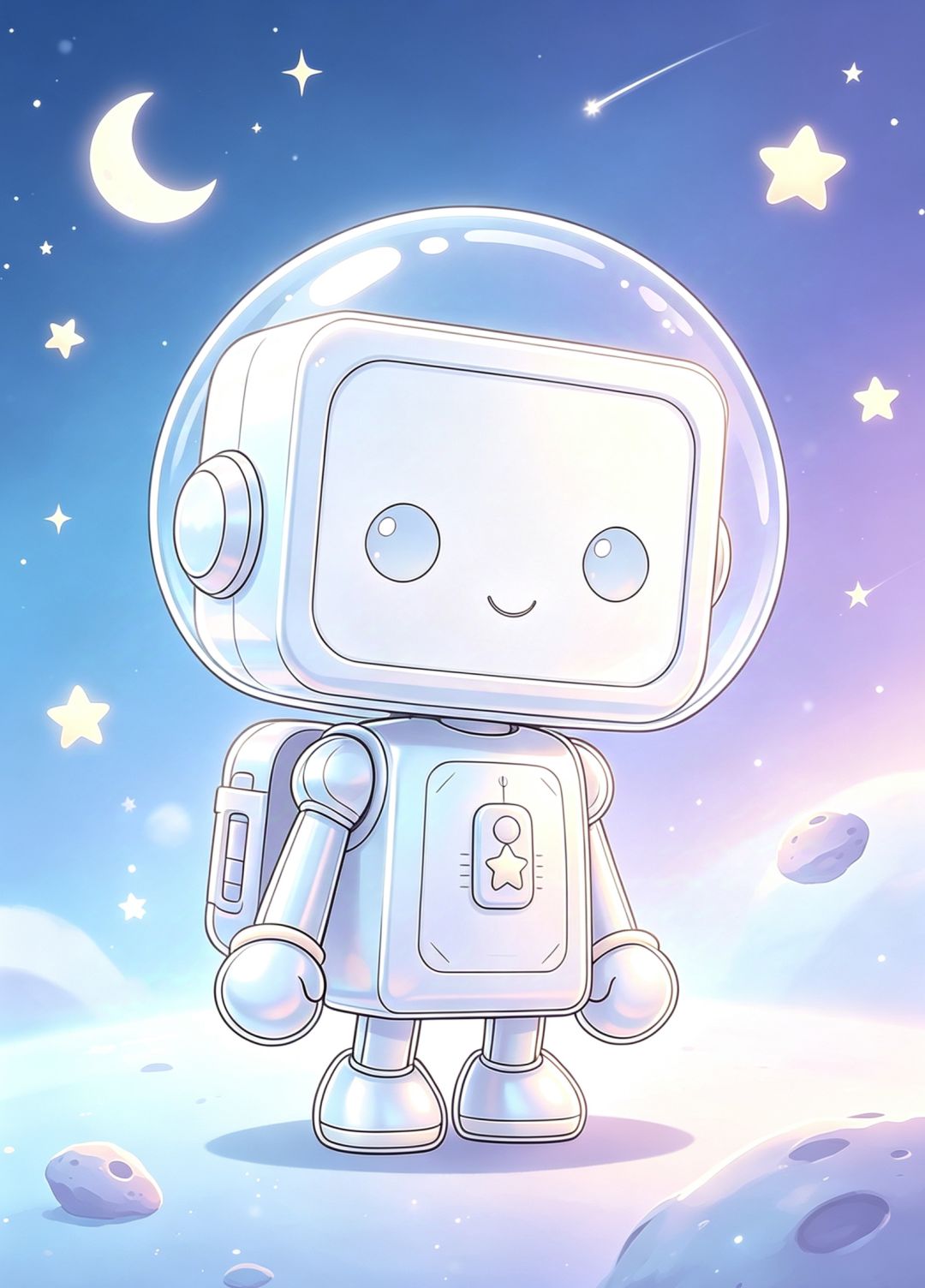外太空风格小机器人😄 1