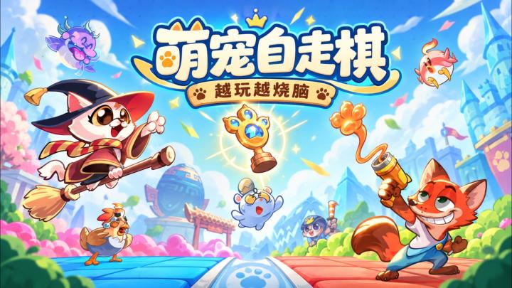 超萌动物自走棋!合成不是终点,还得算能量往哪传截图