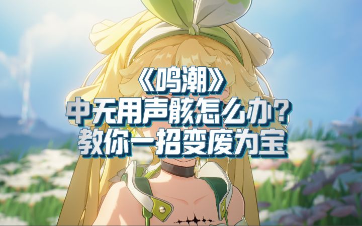 《鸣潮》中无用声骸怎么办?教你一招变废为宝截图