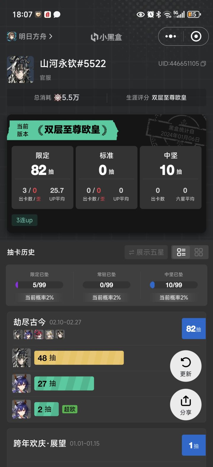 这望终于出了 最黑的一回截图