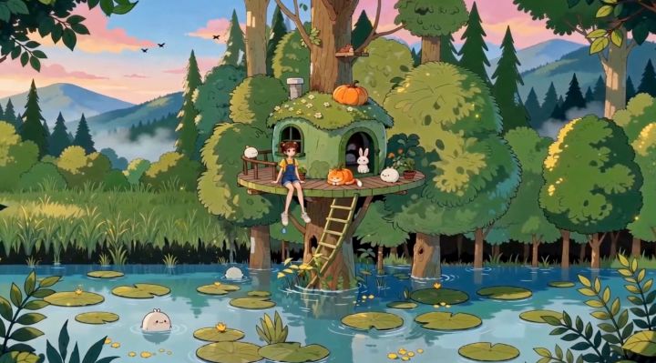 🌳 嘘——森林深处藏了一座树屋,萌萌偷偷住进去了?!截图
