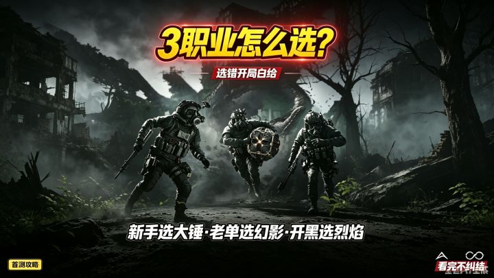 三职业怎么选?新手 / 独狼 / 开黑一篇讲透截图