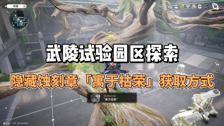 武陵试验园区探索隐藏蚀刻章「寓于枯荣」获取方式截图