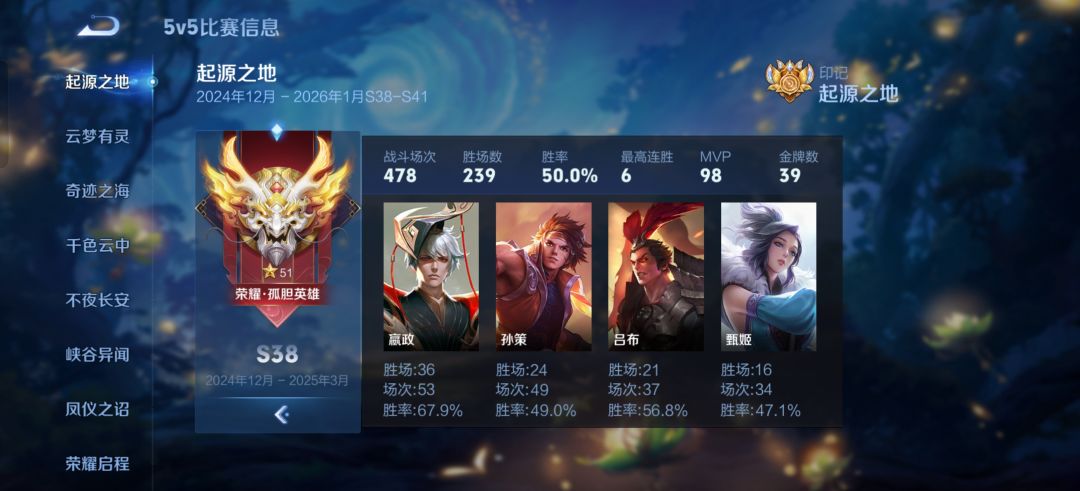八年了,第一次上荣耀 1
