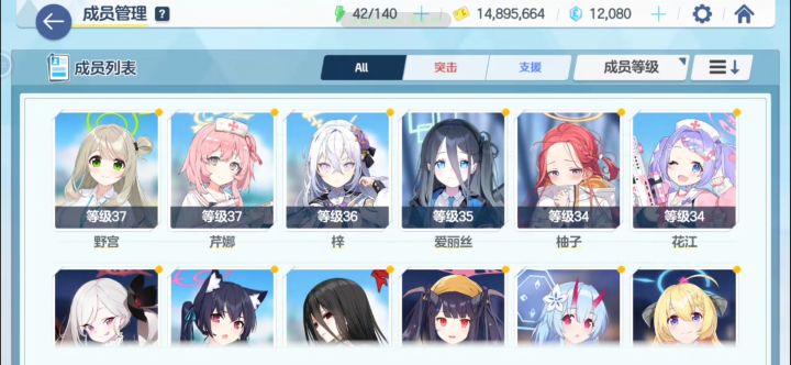 萌新求配队截图