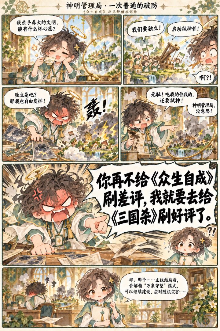 【神明管理局】一次普通的破防截图
