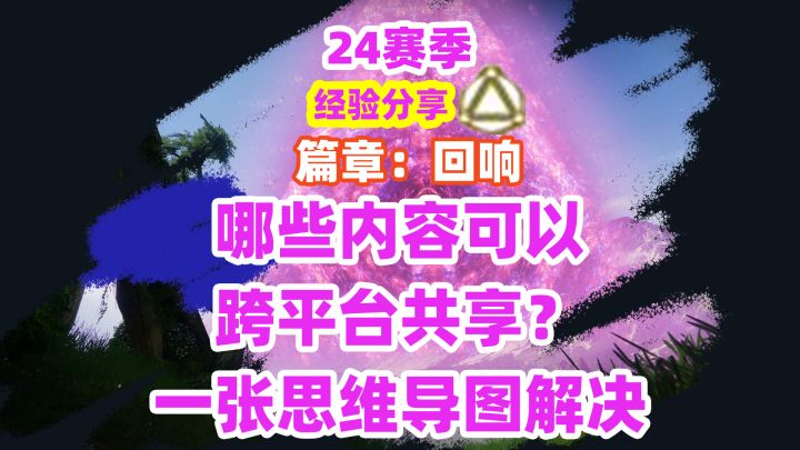 《命运2》哪些内容可以跨平台共享?一张思维导图解决截图