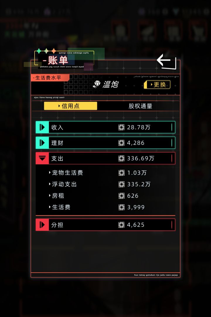 这个浮动支出什么鬼啊截图