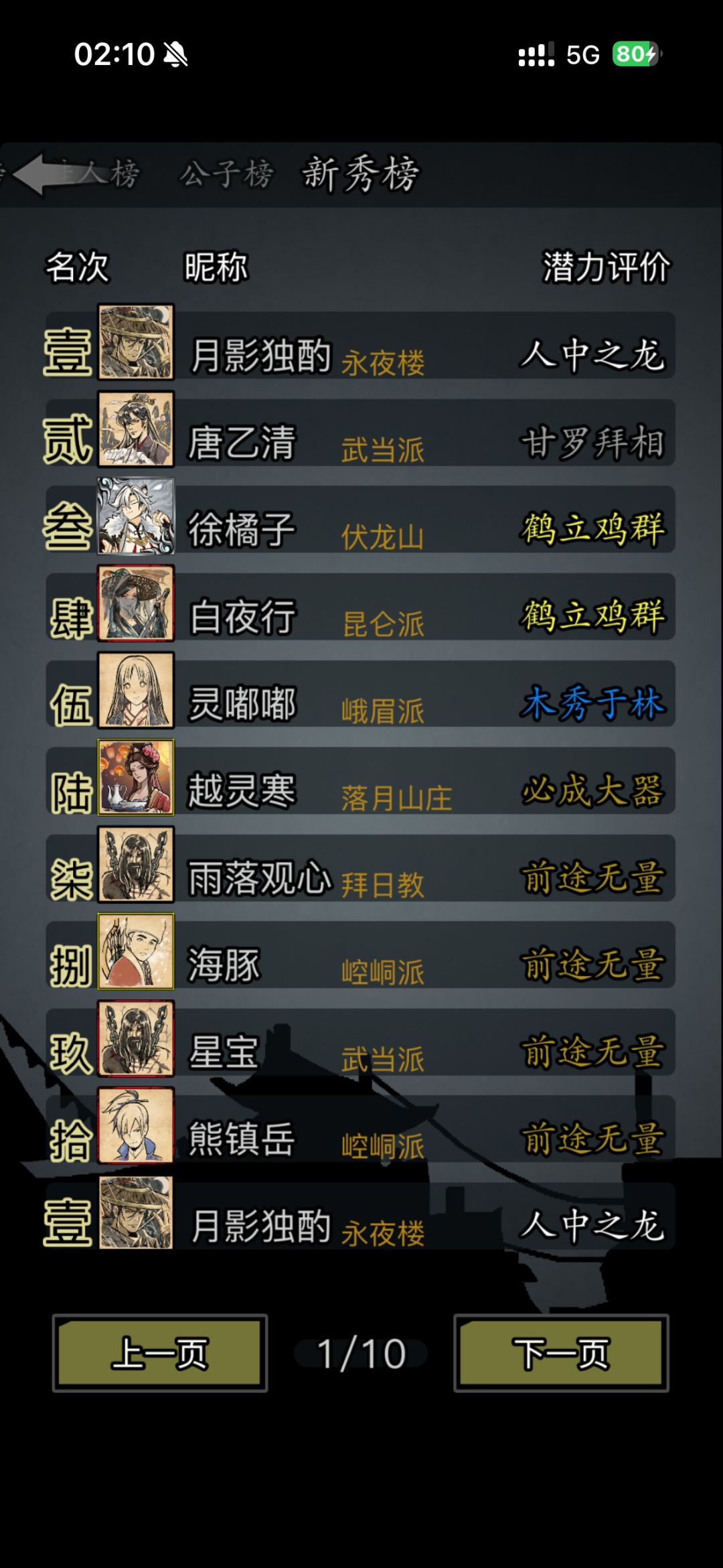 五转人龙 1