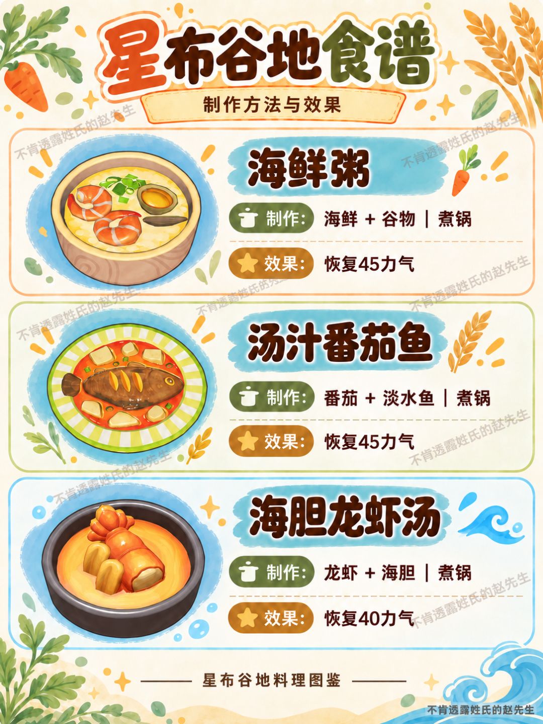 星布谷地食谱 12