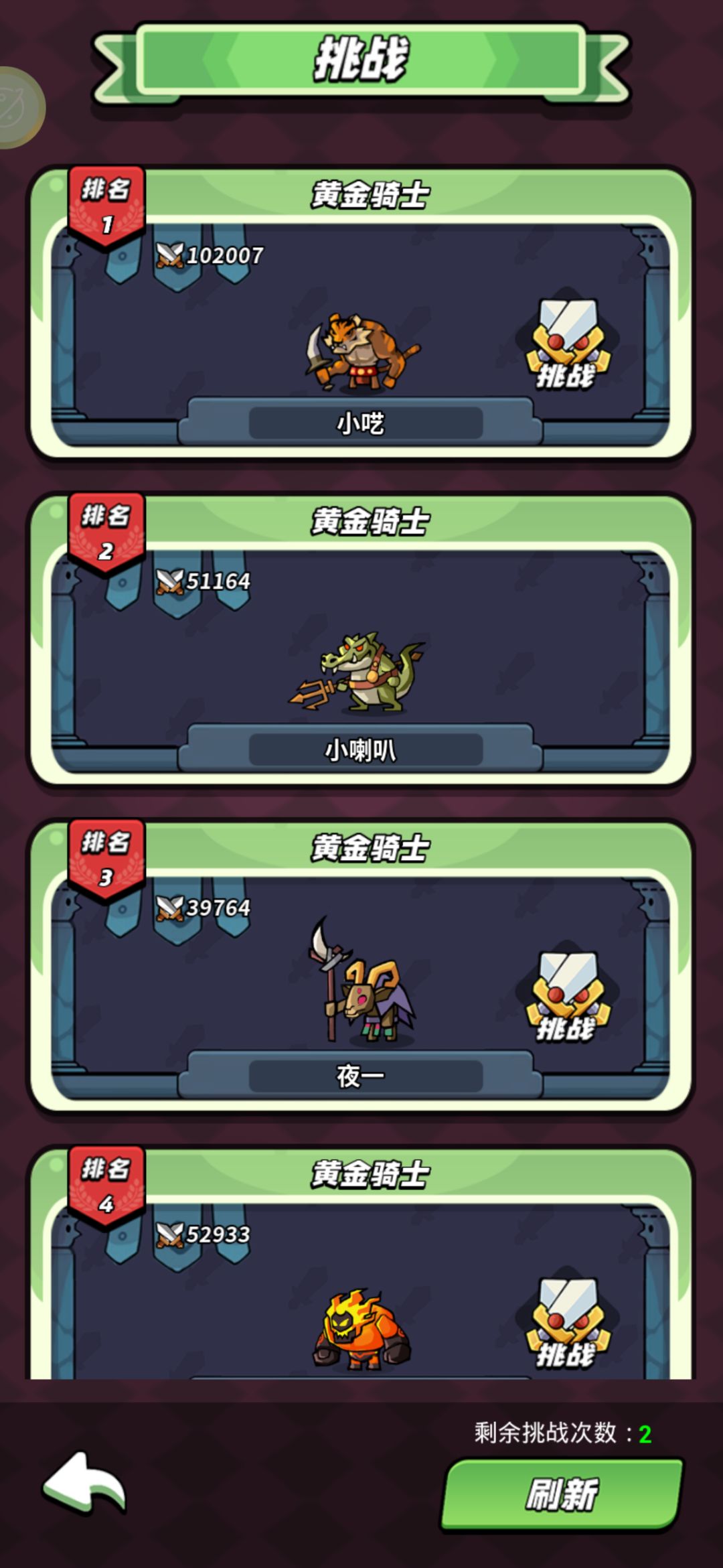 競技場段位分享 2