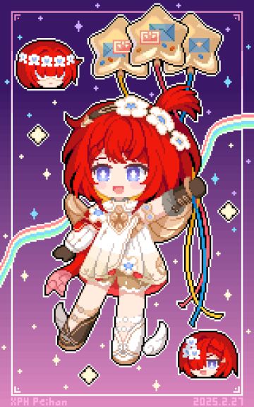 【同人绘画；像素画】翁法罗斯最萌宝宝