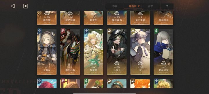 新人入坑,求配队截图