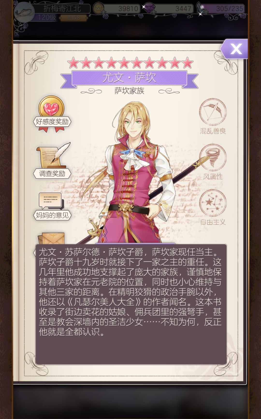 凡瑟尔人物介绍 1
