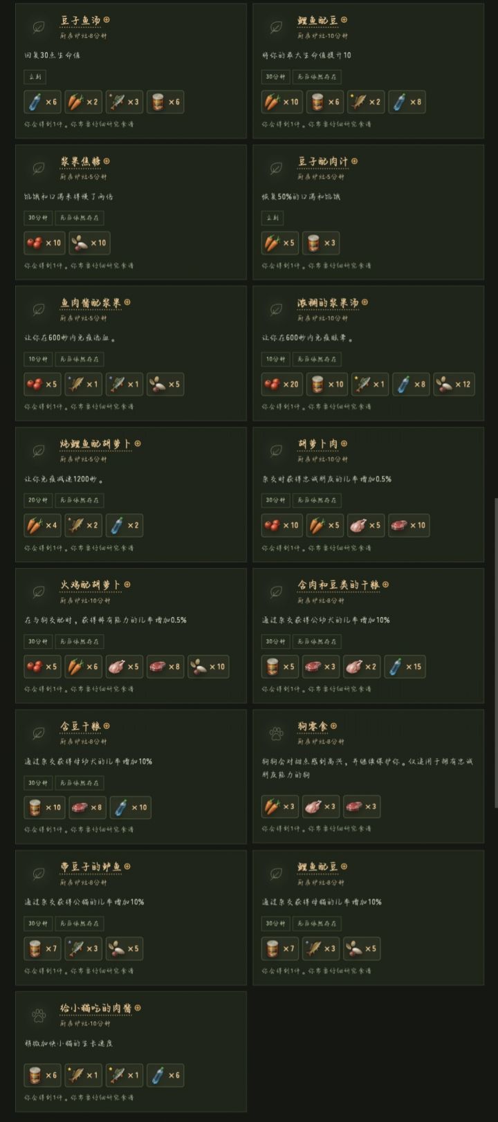 [万圣节]食谱截图