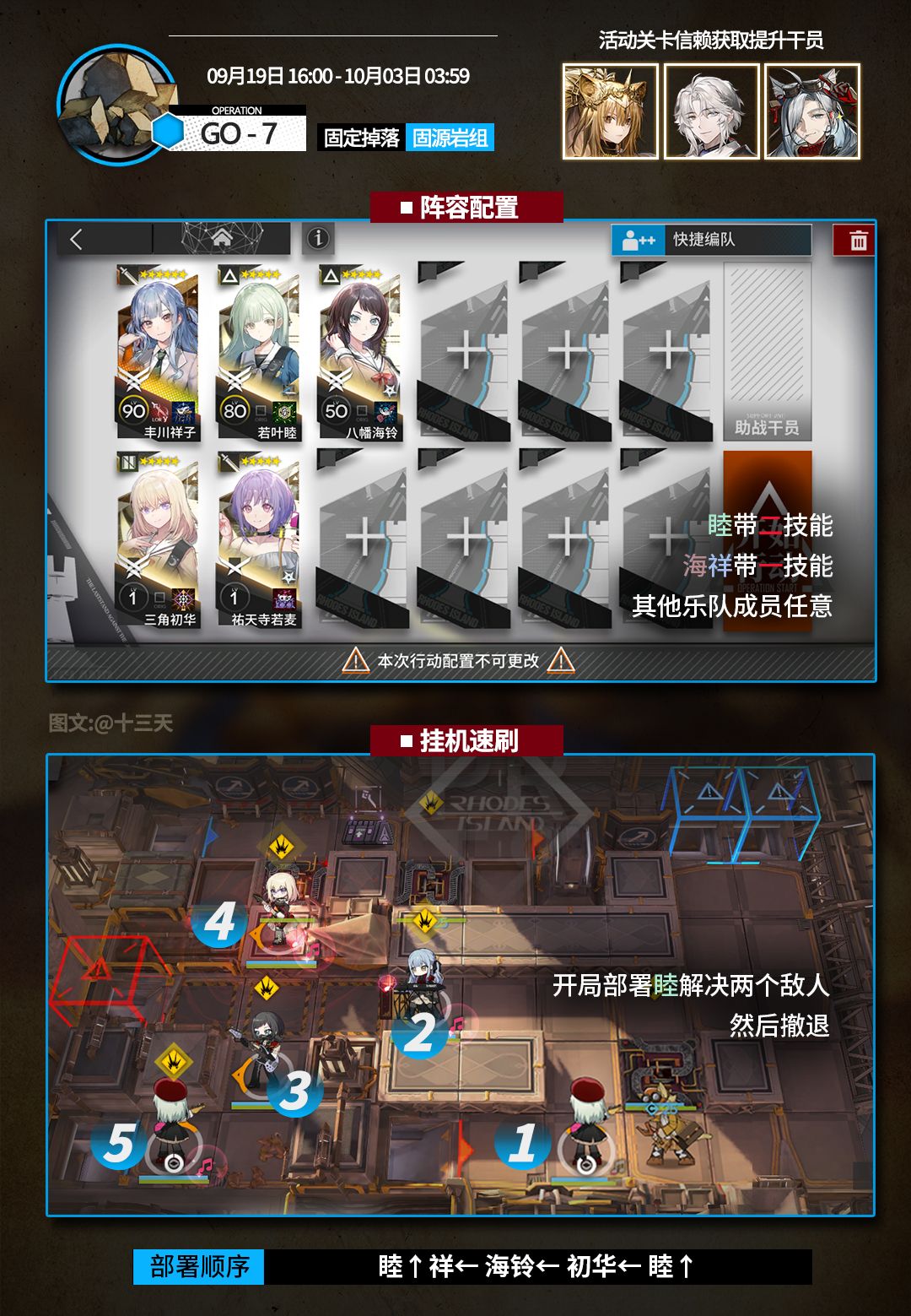 「追迹日落以西」GO7-9速刷攻略 | 明日方舟 2