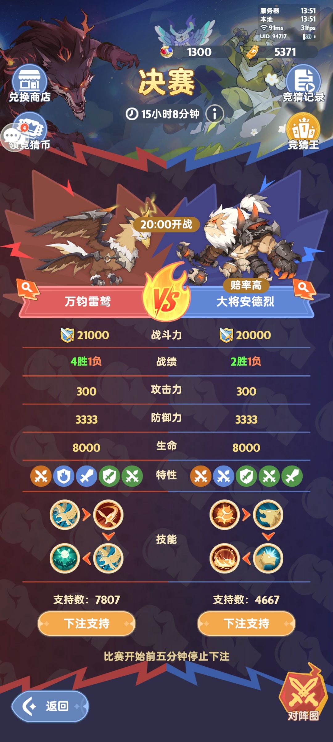 「魔物争霸#2」决赛预测 1