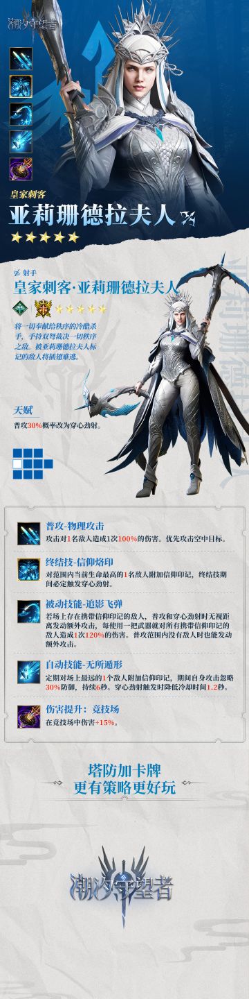 潮汐档案馆丨「亚莉珊德拉夫人」英雄档案