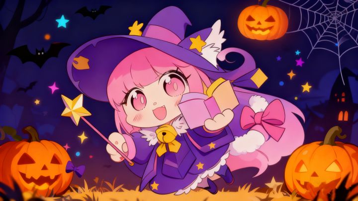 「卡普拉的魔法涂鸦间」不给糖就捣蛋🎃截图