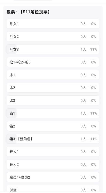 【S11预创角色投票开始啦】