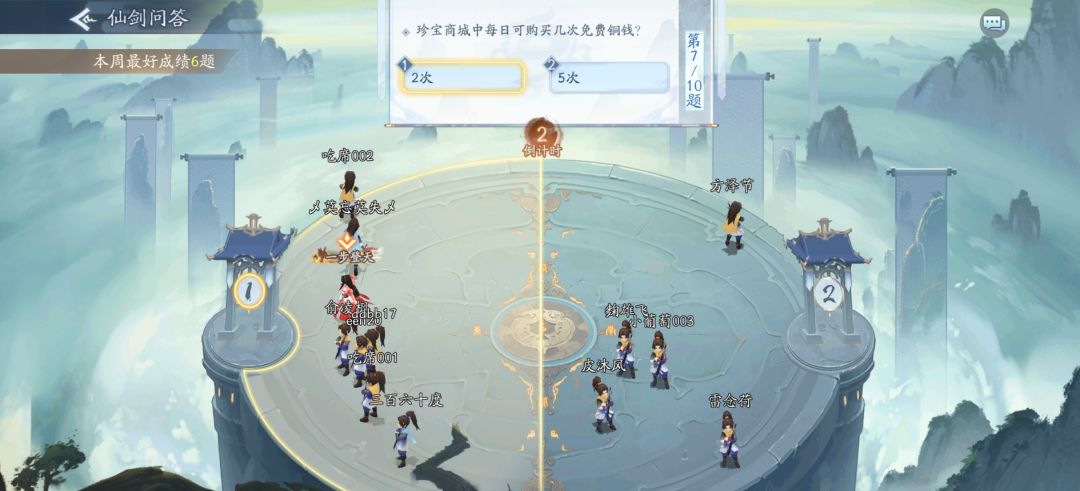 每周答题终于稳拿1000了 2