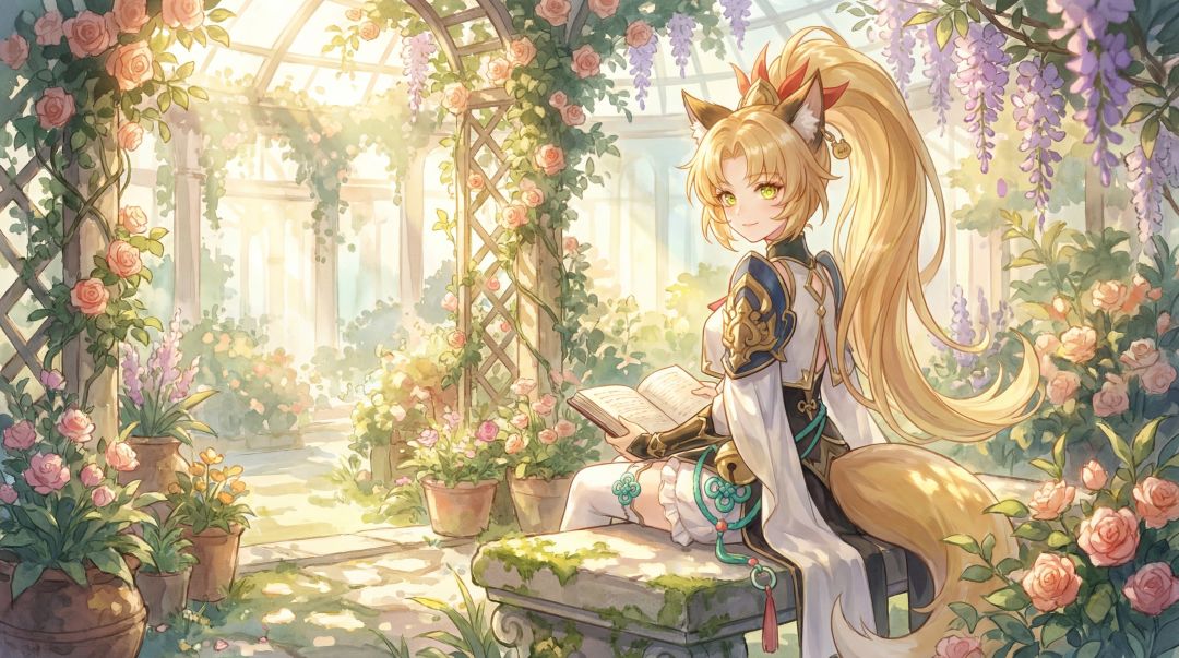 「欢乐三国杀 喵吕玲绮」静态壁纸 3