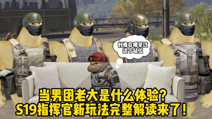 当男团老大是什么体验? S19指挥官新玩法完整解读来了!截图