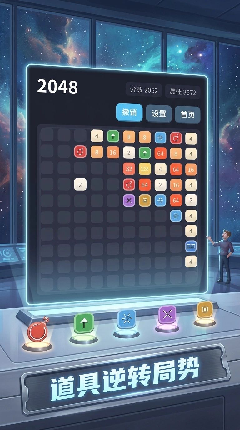 TapTap制造作品(---)2048挑战 2