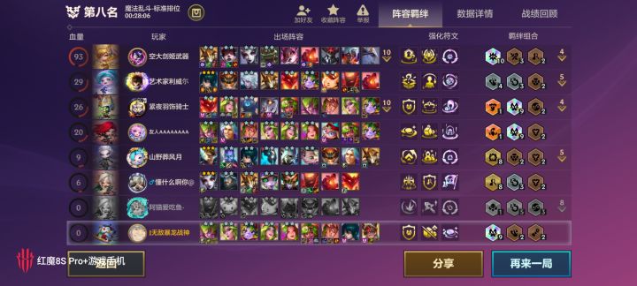 让大家乐一下,我九花仙老八走的截图