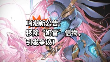 鸣潮新公告：移除“奶雷”信物，引发争议