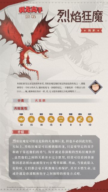 萌龙百科 | 烈焰的化身【钩牙】