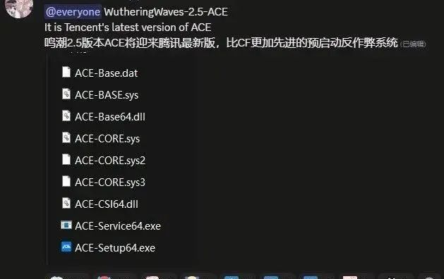 鸣潮:新增最强ACE防外卦! 2