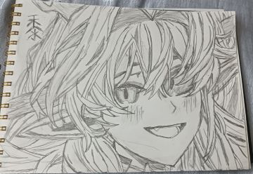 天有四时~画了一张黍~