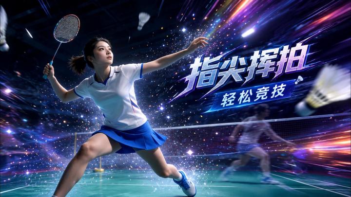 你的手指就是球拍！3D轻写实竖屏竞技手游——羽毛球对决截图