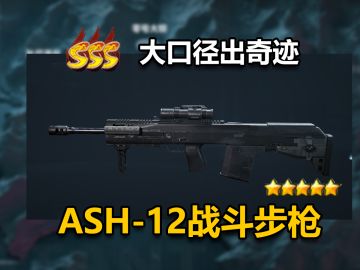 【烽火地带】大口径出奇迹，ASh-12战斗步枪配件推荐