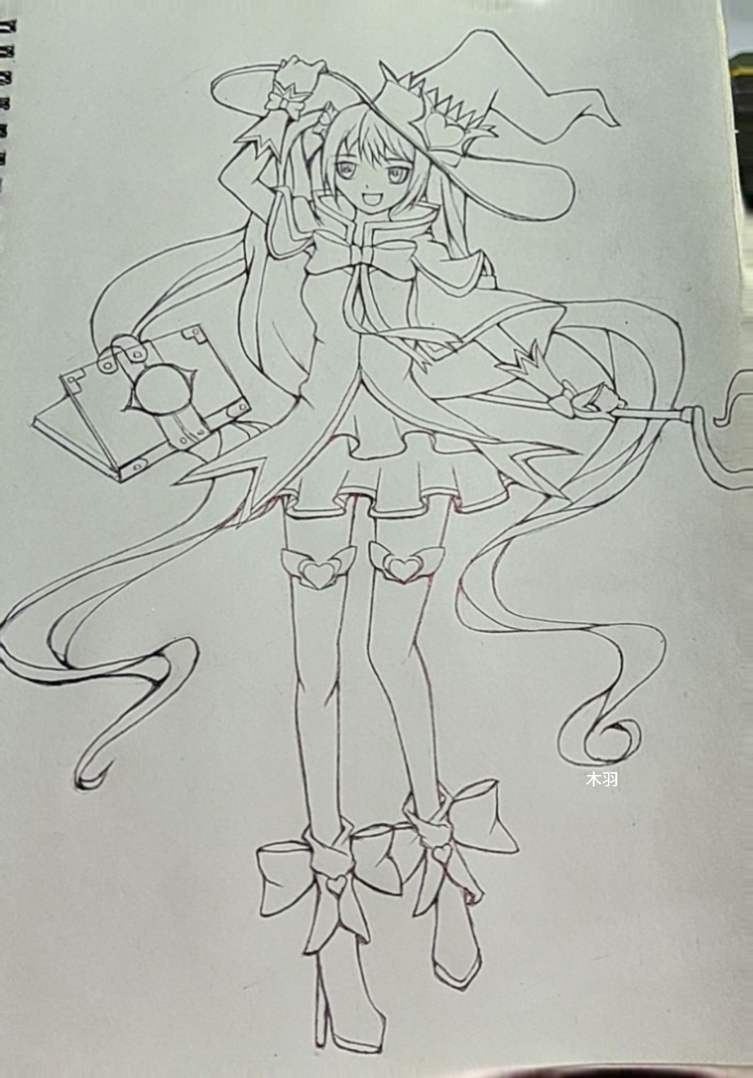 自设小女巫(不太会涂色) 2